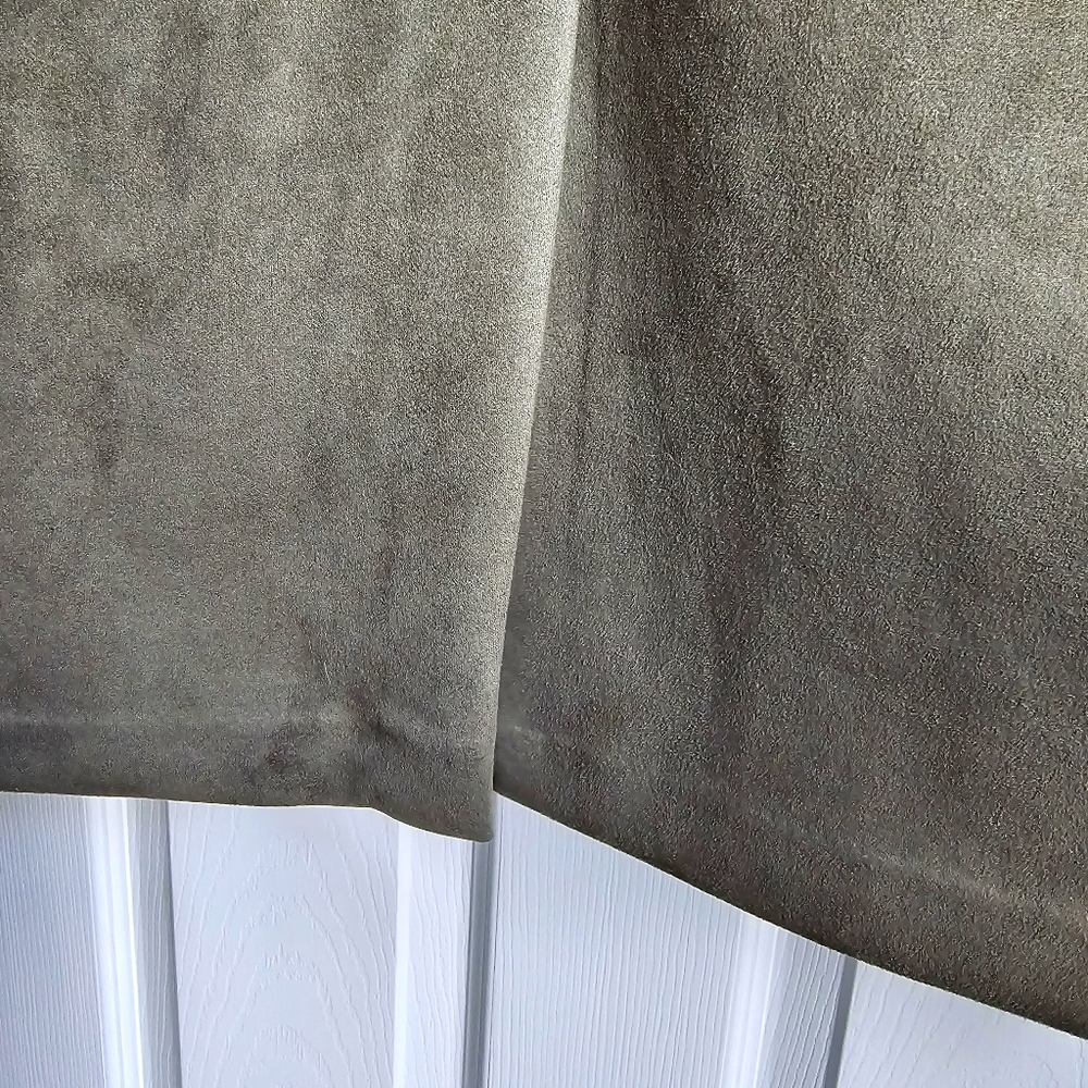 🌷Vegan suede Car Coat in Ivy green - Picture 7 of 13